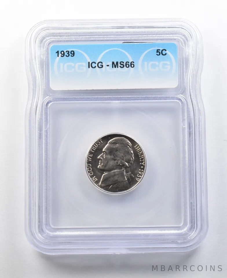 1939 Jefferson Nickel MS66 ICG *0304