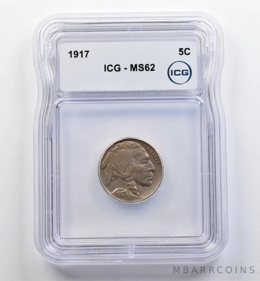 1917 Indian Head Buffalo Nickel MS62 ICG *9016