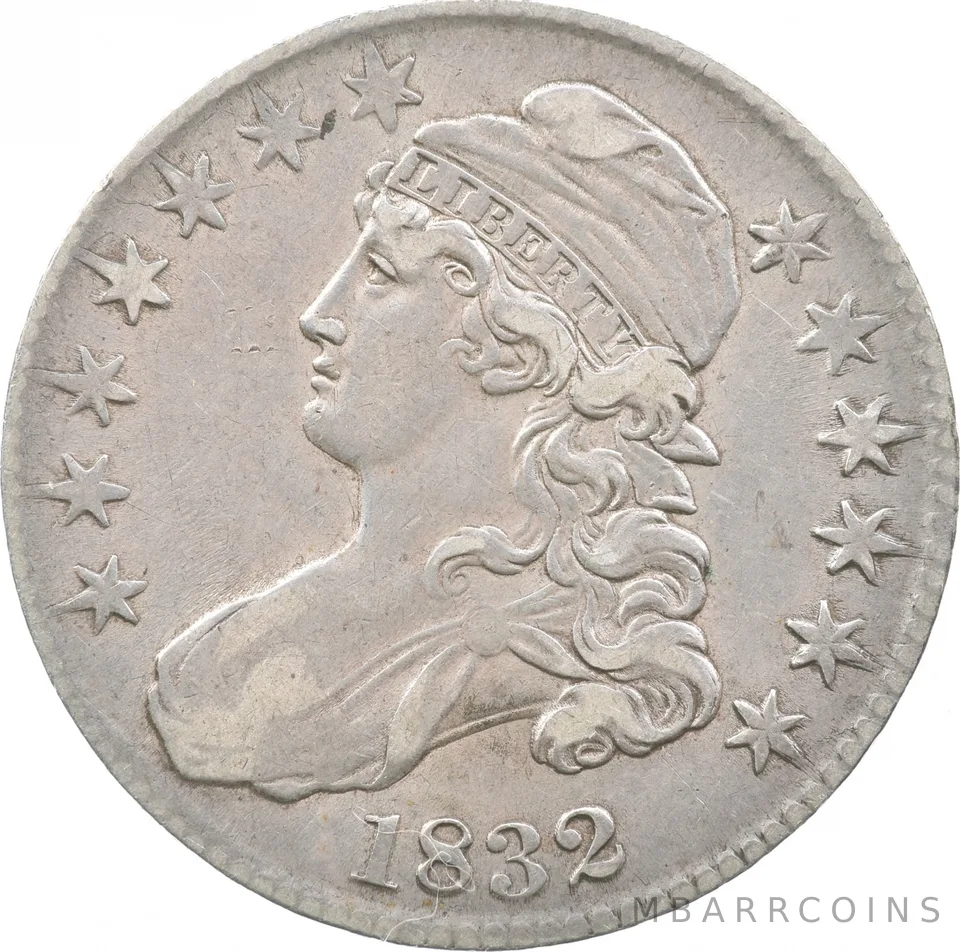 1832 Capped Bust Half Dollar 109 R4 *8149