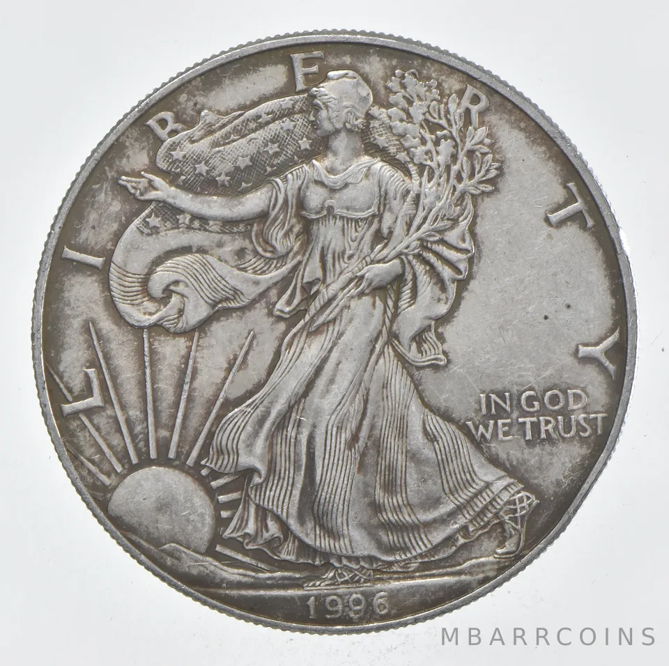 Rarest 1996 American Silver Eagle - Key Date - Rare LOW MINTAGE *346