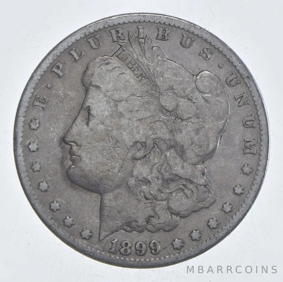 Early - 1899-S Morgan Silver Dollar - 90% US Coin *114