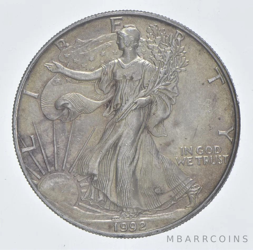 Better Date 1992 American Silver Eagle 1 Troy Oz .999 Fine Silver *092