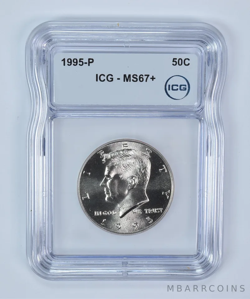 1995-P Kennedy Half Dollar MS67+ ICG