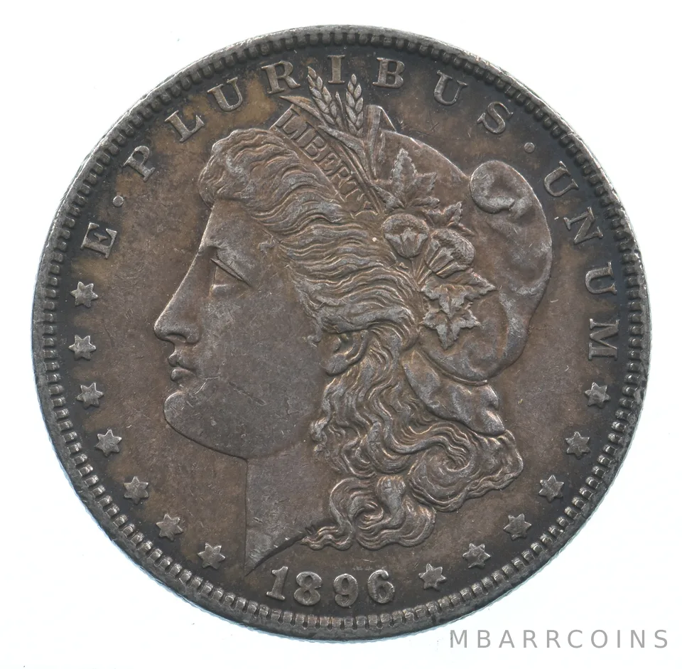 Early - 1896 Morgan Silver Dollar - 90% US Coin *024