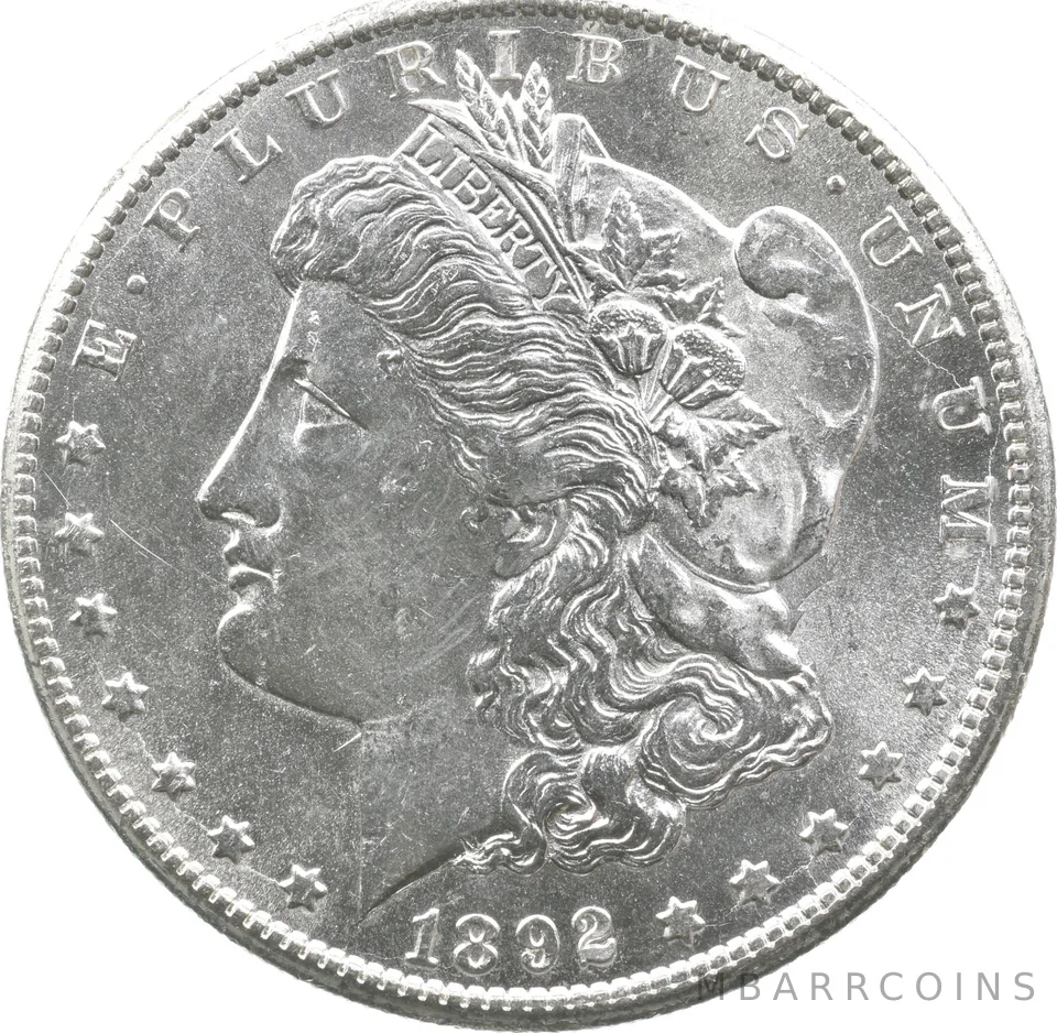 1892-CC Morgan Silver Dollar *9208