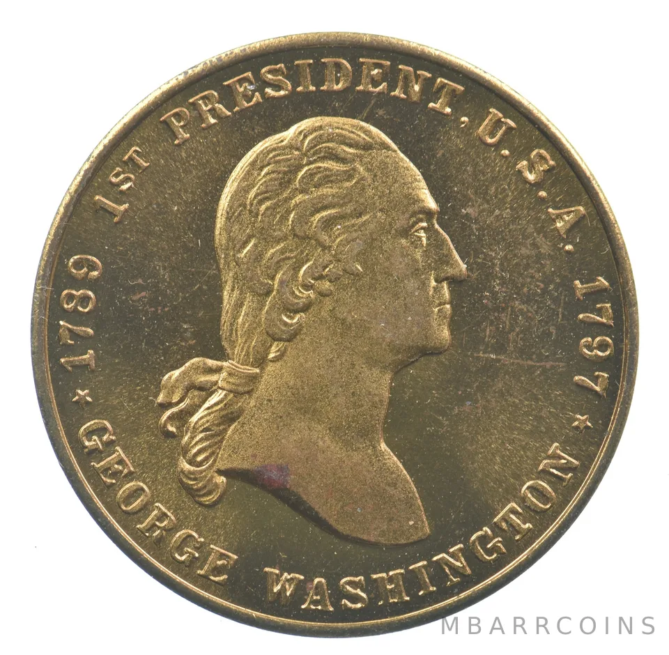 President George Washington - Stacks Medal World's Fair NY 1939 *5064