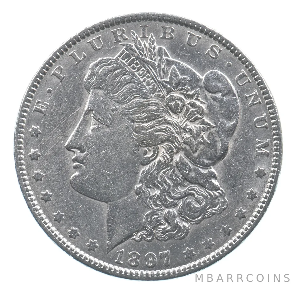 Better 1897 Morgan Silver Dollar - 90% US Coin - Nice Coin *565