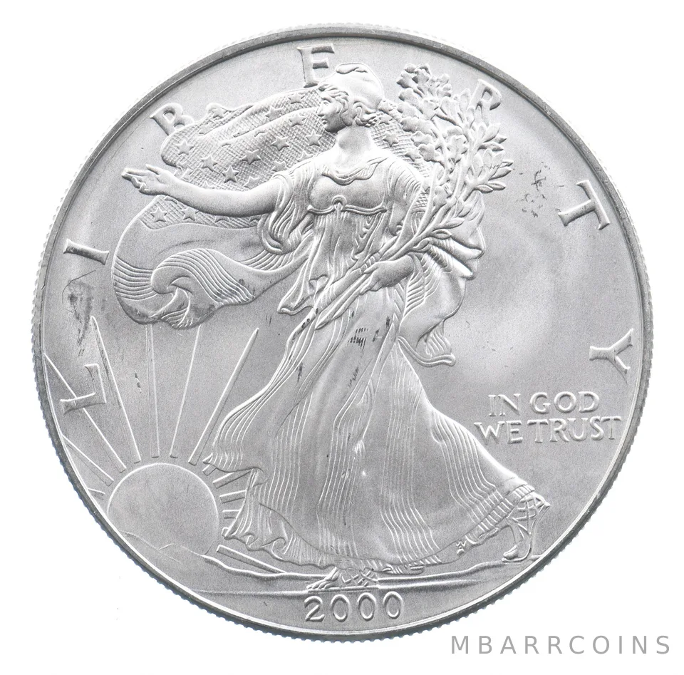 Better Date 2000 American Silver Eagle 1 Troy Oz .999 Fine Silver *728
