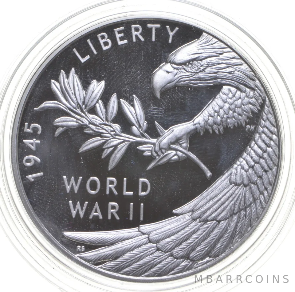2020 End Of World War II 75th Anniversary - .999 Fine Silver Medal a4591