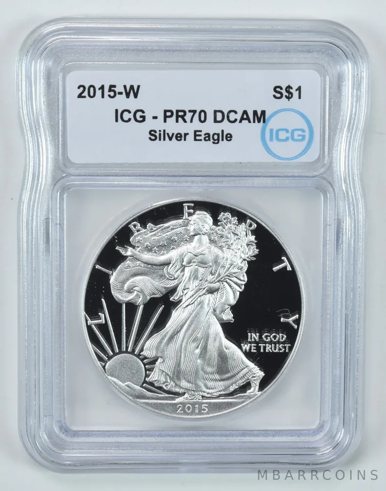 2015-W American Silver Eagle PR70 DCAM ICG