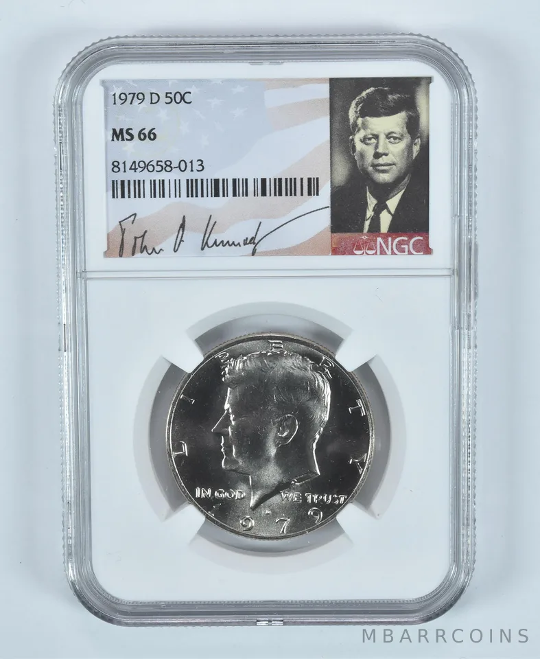 1979-D Kennedy Half Dollar MS66 NGC Special Label