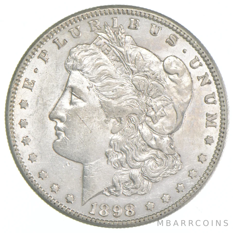 1898-S Morgan Silver Dollar a1883