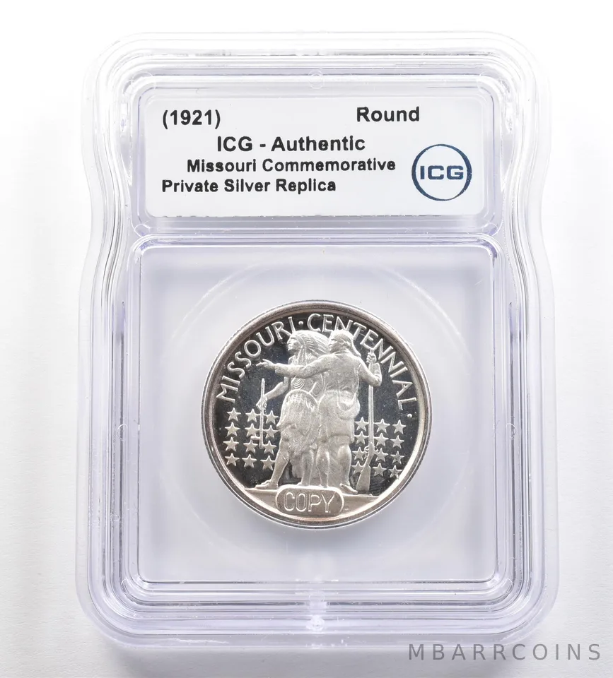 (1921) Missouri Commemorative Gallery Silver Half Dollar ICG *4269