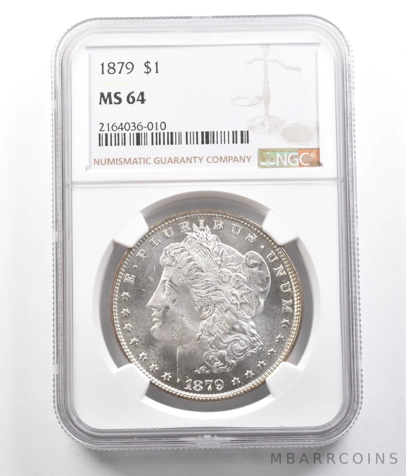 1879 Morgan Silver Dollar MS64 NGC PQ *0812