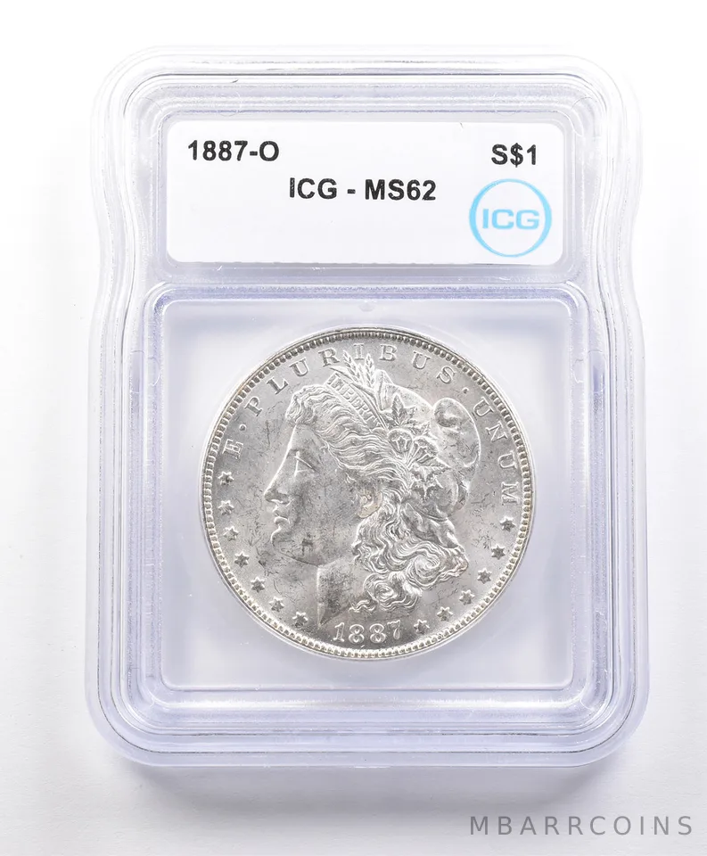 1887-O Morgan Silver Dollar MS62 ICG *3326