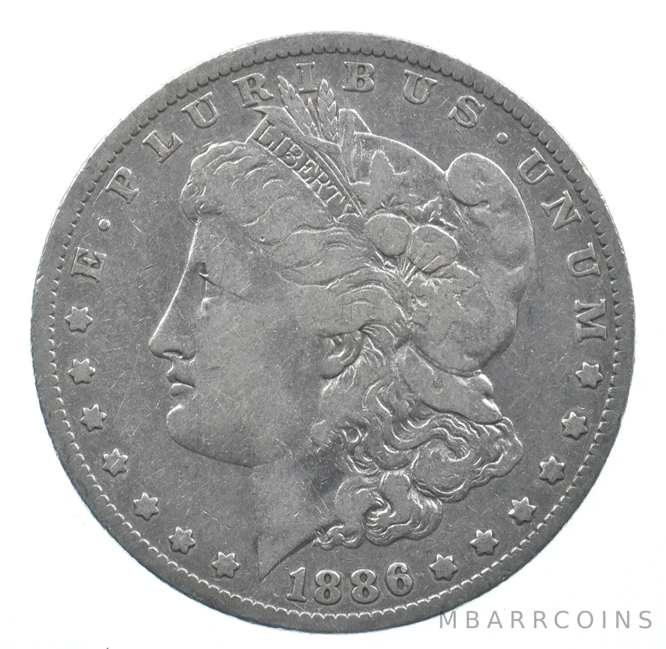 Early - 1886-O Morgan Silver Dollar - 90% US Coin *642