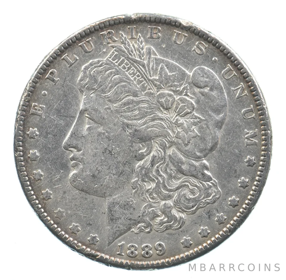 Early - 1889 Morgan Silver Dollar - 90% US Coin *858