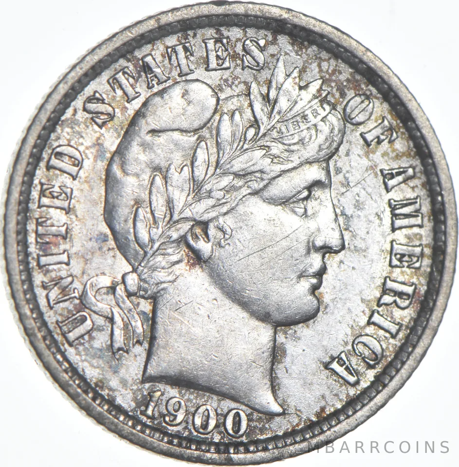1900-S Barber Dime *7990