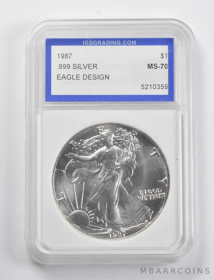 1987 American Silver Eagle *5260