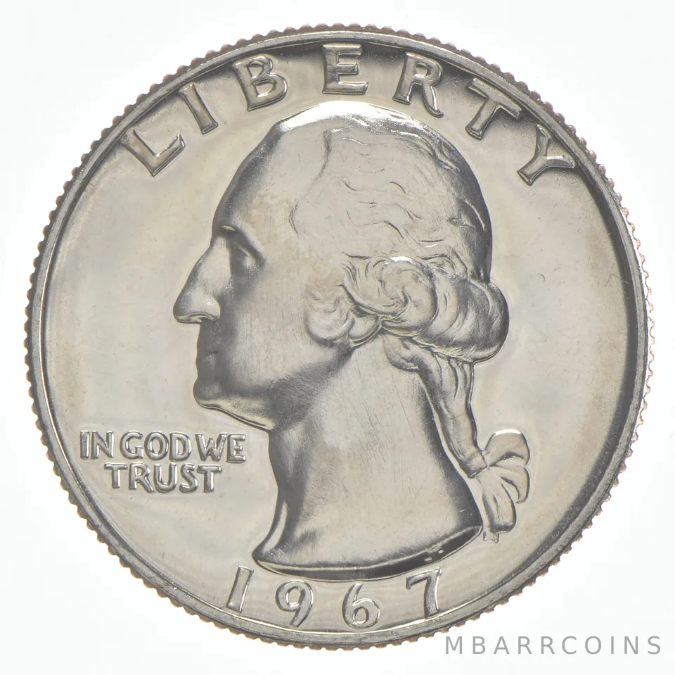 1967 Washington Quarter SMS