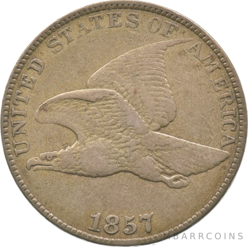 1857 Flying Eagle Cent a4360
