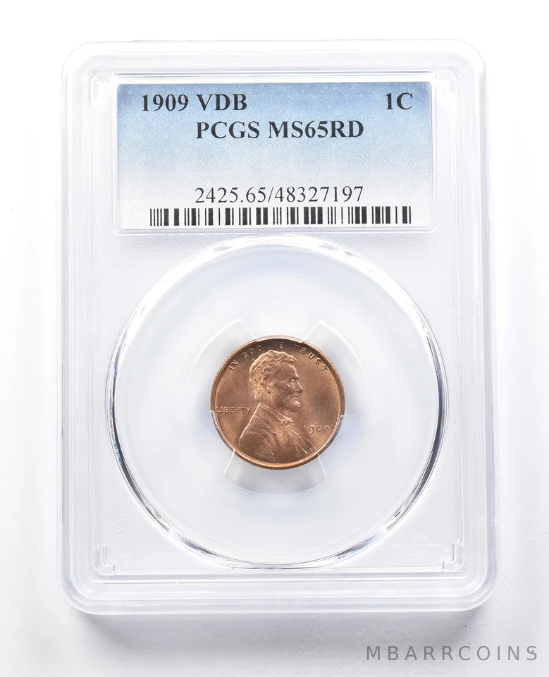 1909 Lincoln Wheat Cent VDB MS65 RD PCGS a1819
