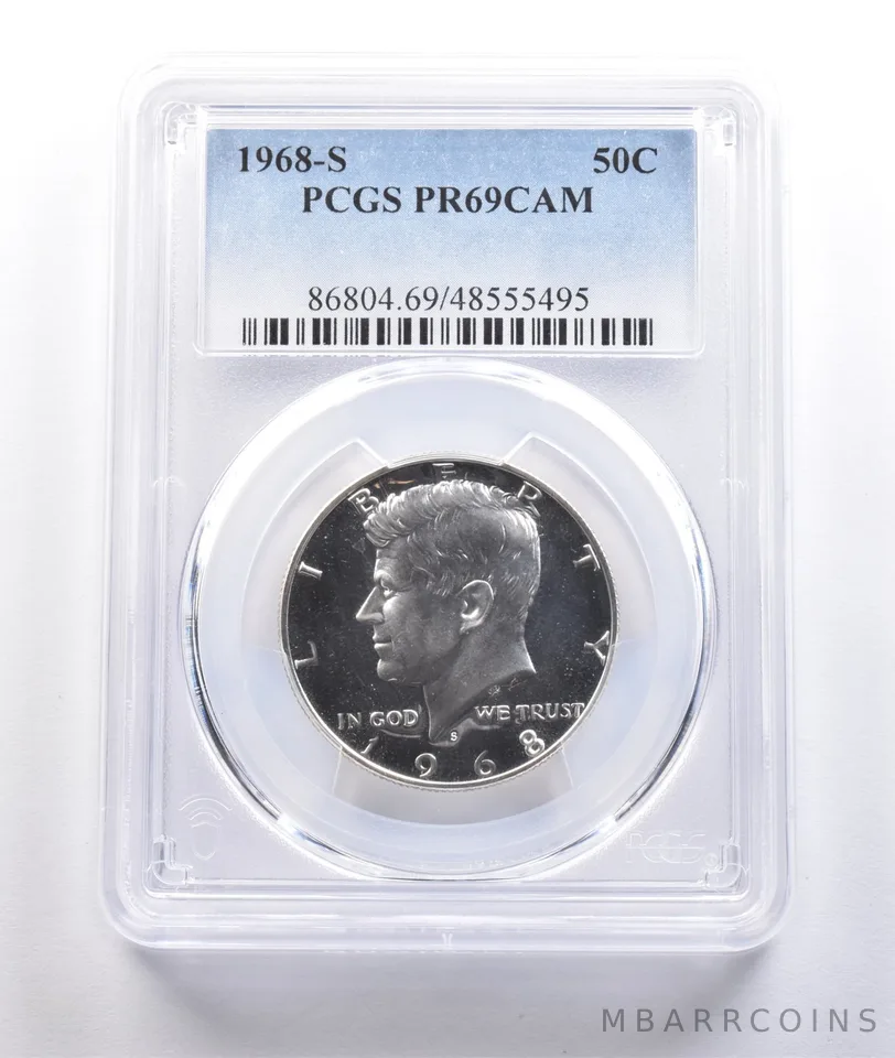 1968-S Kennedy Half Dollar PR69 CAM PCGS *6799