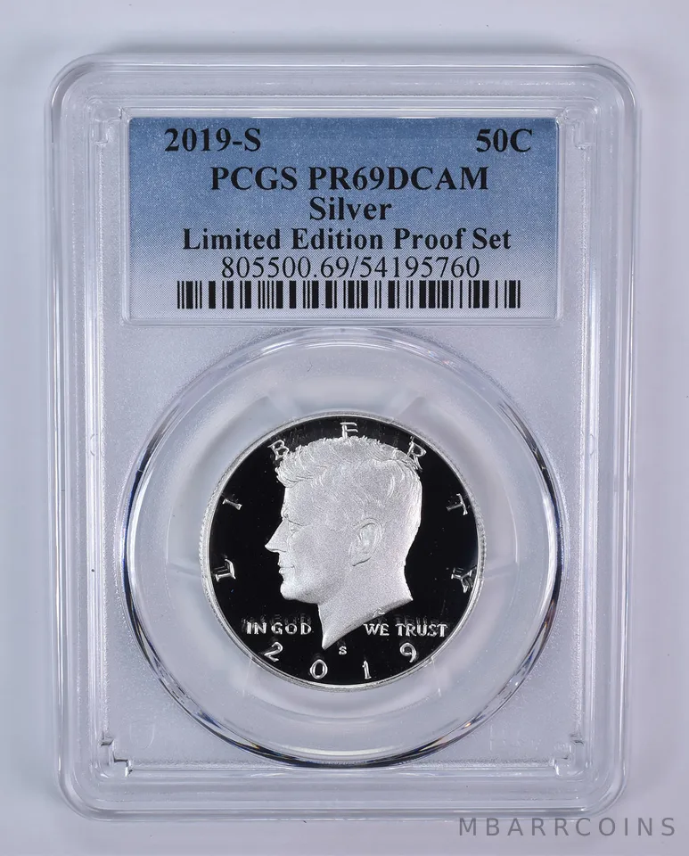 2019-S Kennedy Half Dollar Silver Limited Edition Set PR69 DCAM PCGS