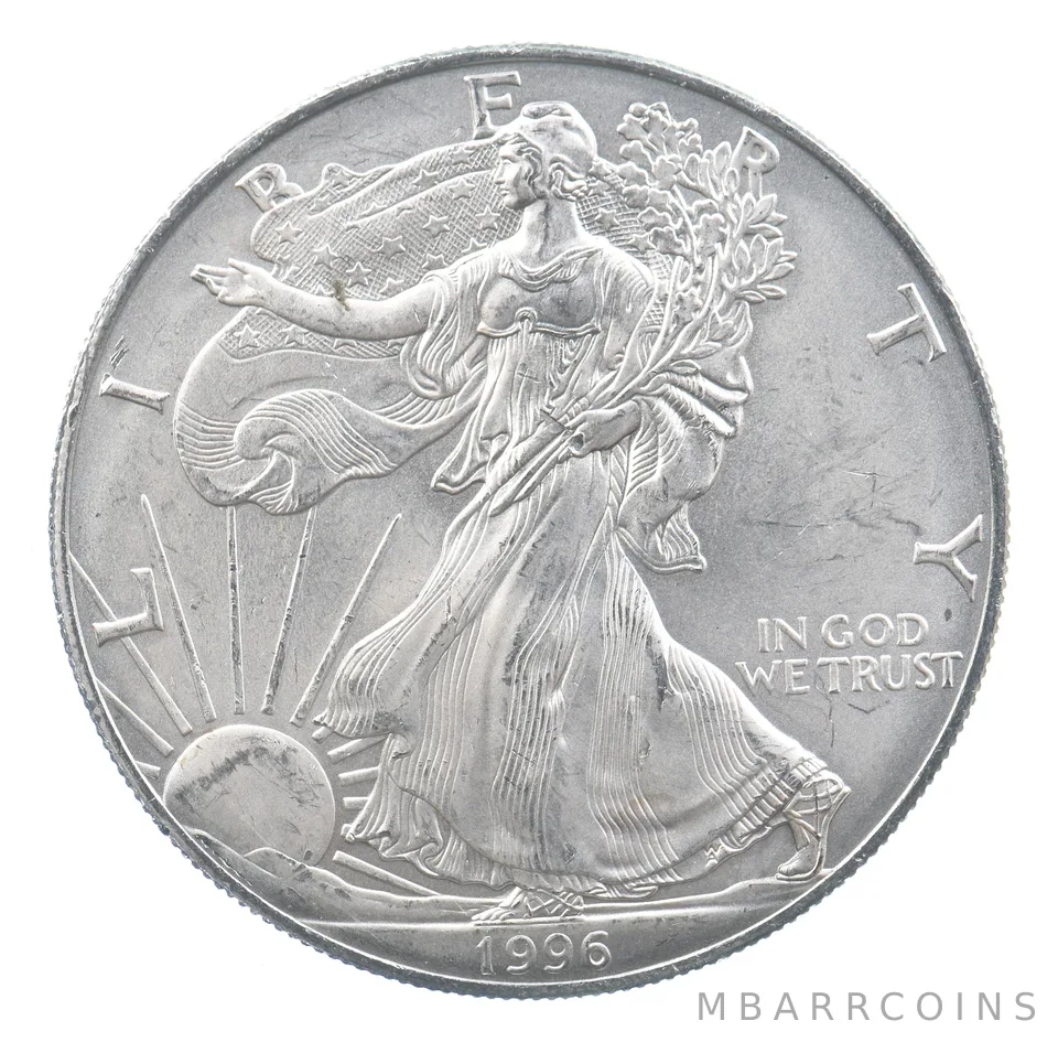Better Date 1996 American Silver Eagle 1 Troy Oz .999 Fine Silver *672