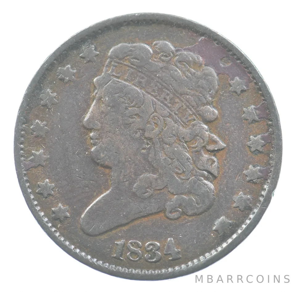 1834 Classic Head Half Cent *0050