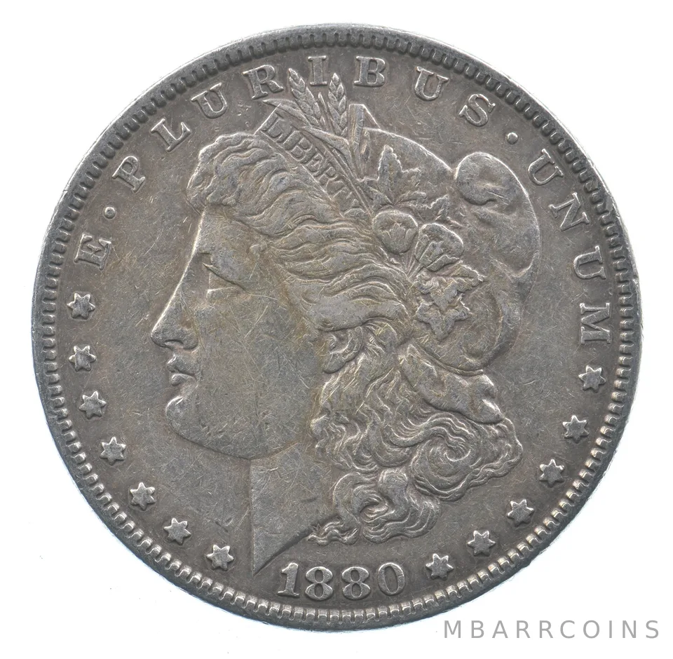 Early - 1880 Morgan Silver Dollar - 90% US Coin *949