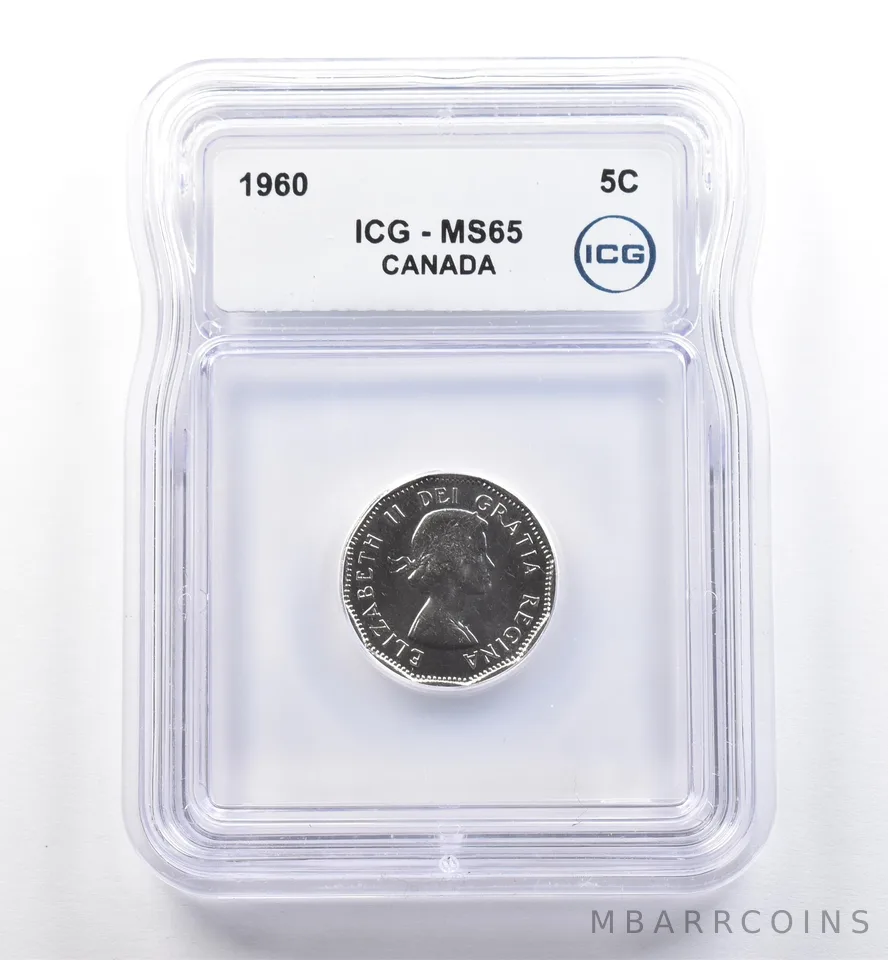1960 Canada 5 Cents MS65 ICG *0261