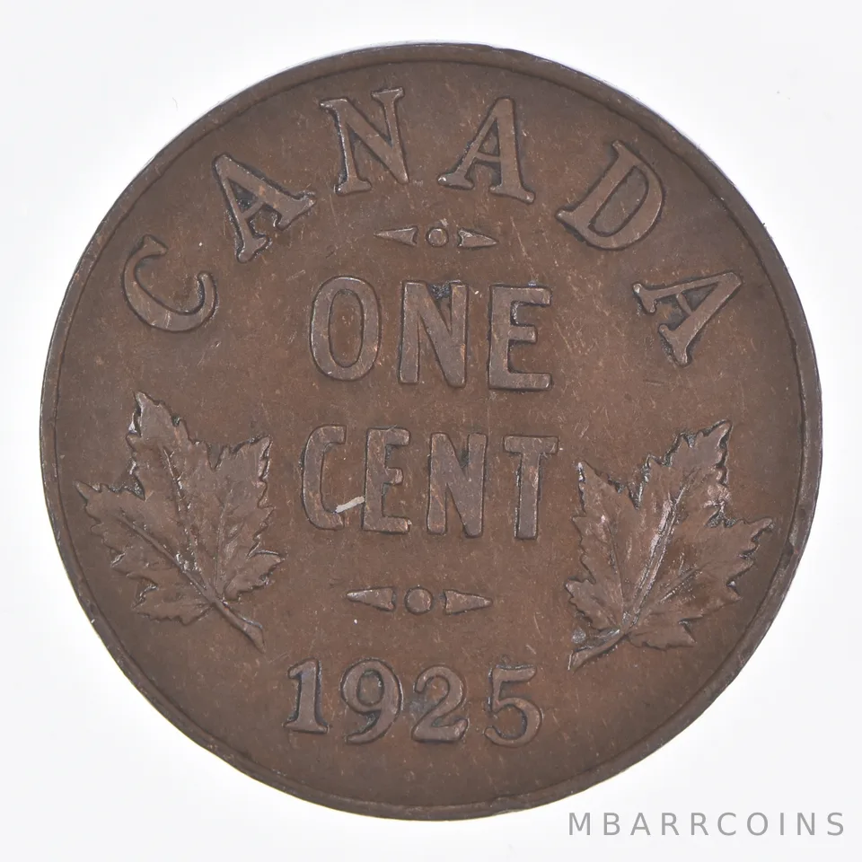 Better Date - 1925 Canada 1 Cent World Coin *048