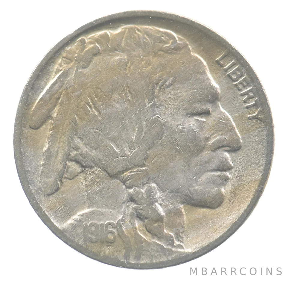 1916 Indian Head Buffalo Nickel *9363