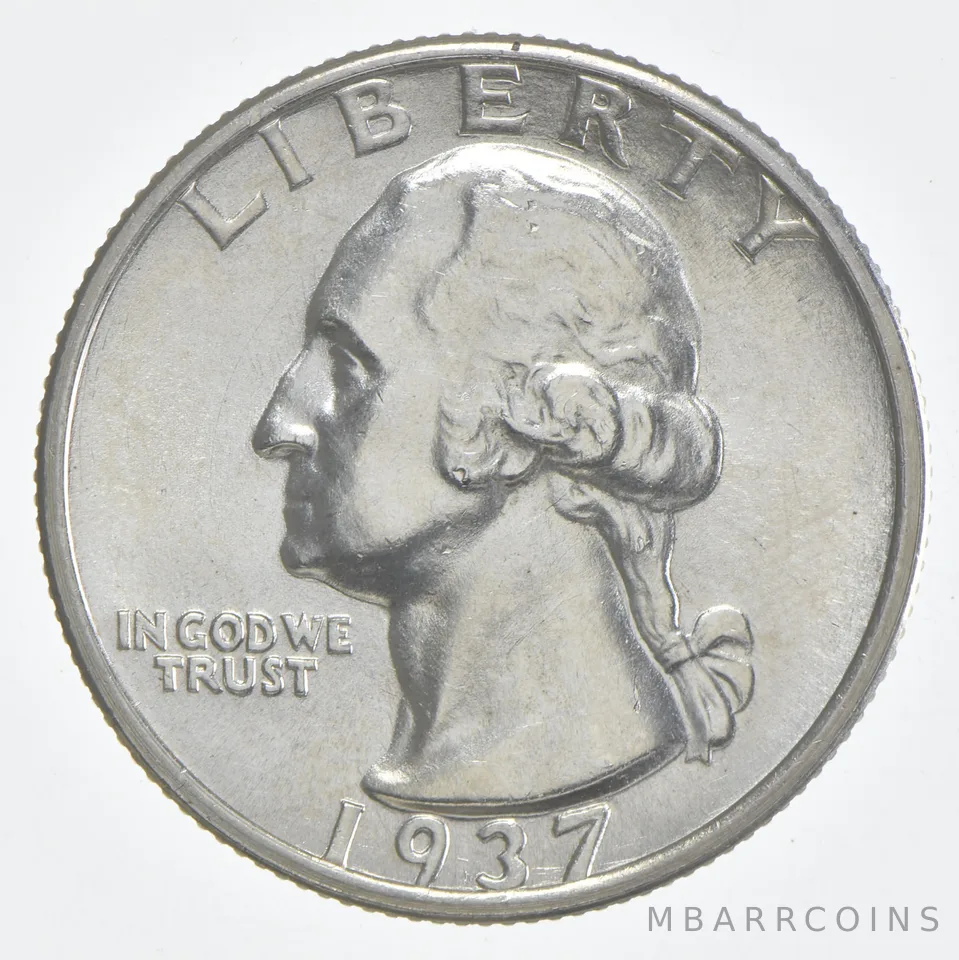 1937-S BU Washington Quarter Silver