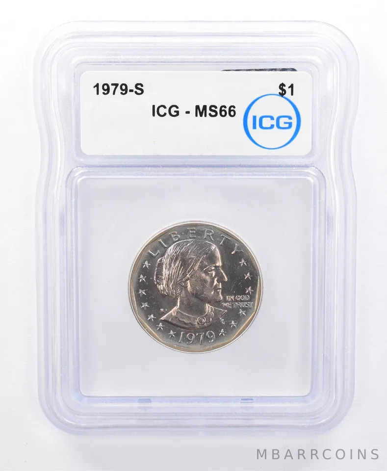 1979-S Susan B Anthony $1 MS66 ICG Beautiful Tone *8722