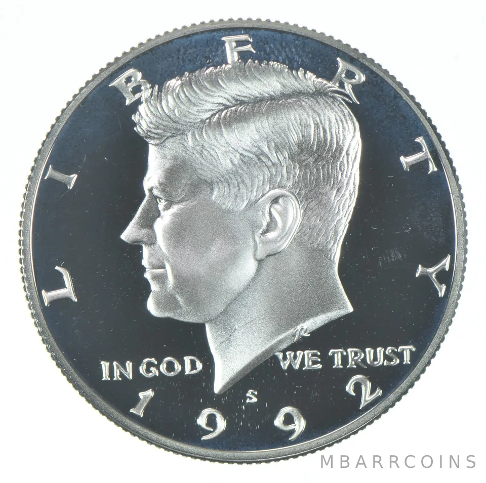 1992-S Kennedy Half Dollar Proof 90% Silver