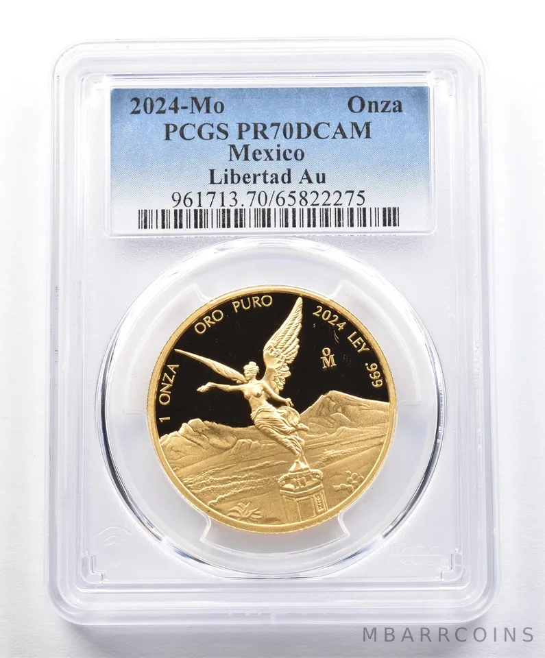 2024 Mo Mexico 1 Onza Gold Libertad PR70 DCAM PCGS *1574