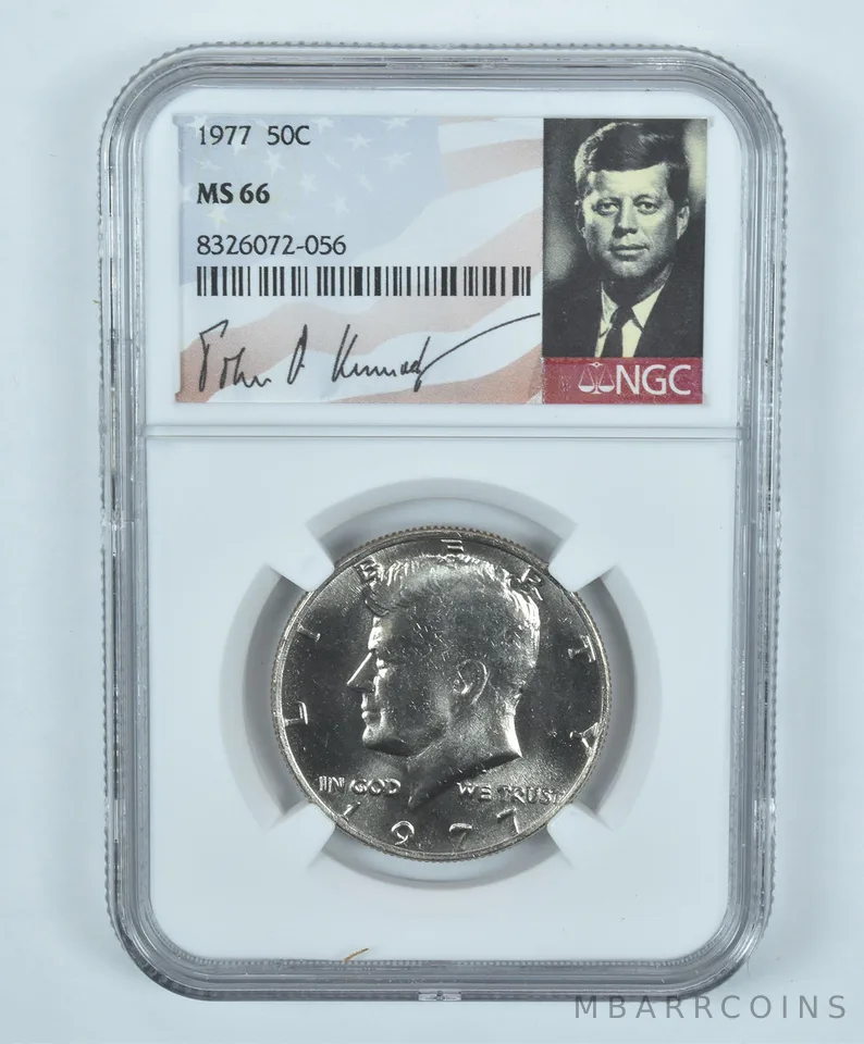 1977 Kennedy Half Dollar MS66 NGC Special Label