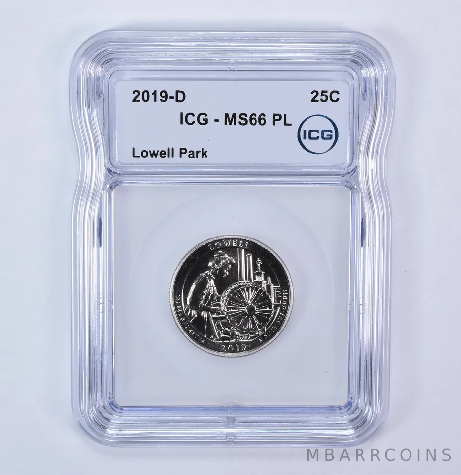 2019-D Washington Quarter ATB Lowell Park MS66 PL ICG