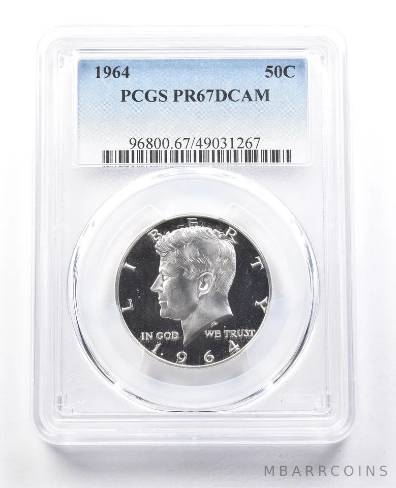 1964 Kennedy Half Dollar PR67 DCAM PCGS Straight G a1859