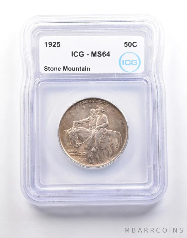 1925 Stone Mountain Commemorative Half Dollar MS64 ICG *5230