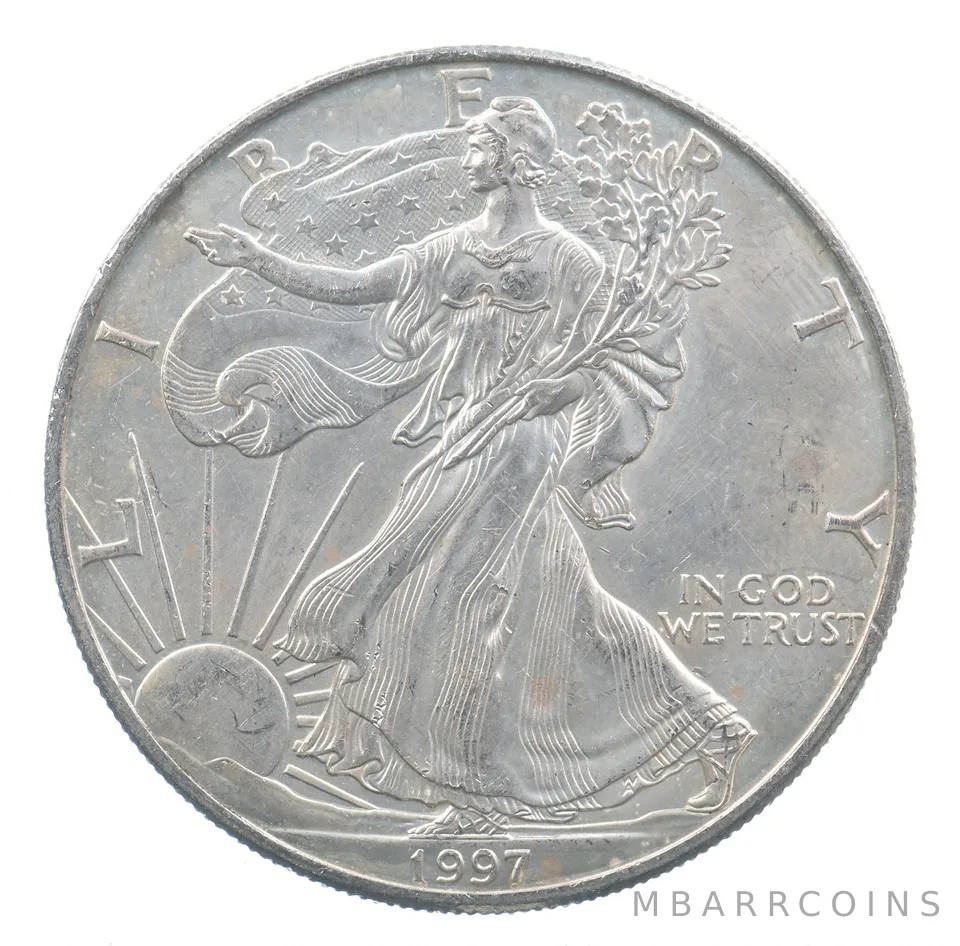 Better Date 1997 American Silver Eagle 1 Troy Oz .999 Fine Silver *801