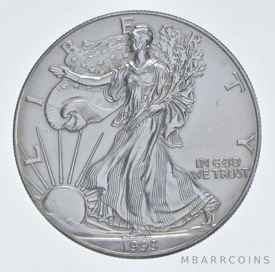 Better Date 1999 American Silver Eagle 1 Troy Oz .999 Fine Silver *986
