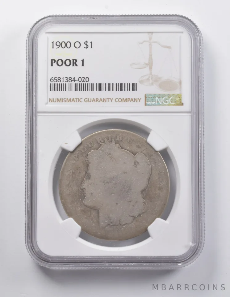 POOR 1 1900-O Morgan Silver Dollar NGC Lowball Low Ball Pocket Piece a7072