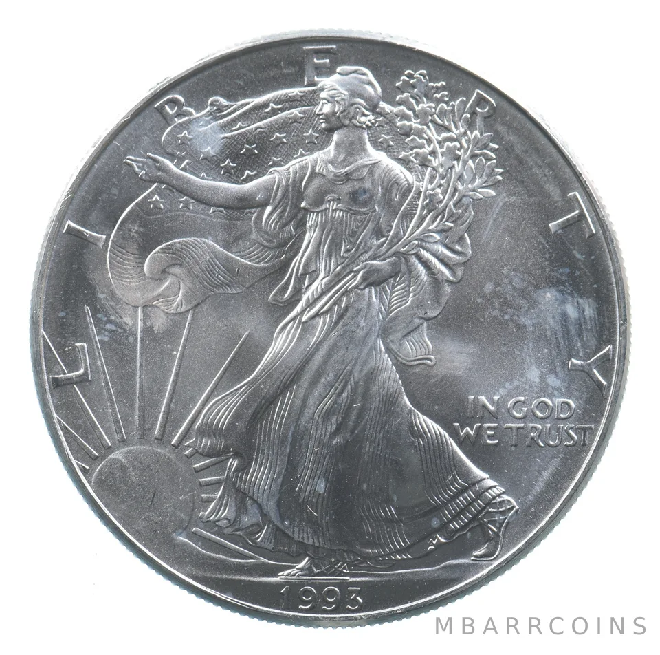 Better Date 1993 American Silver Eagle 1 Troy Oz .999 Fine Silver *688