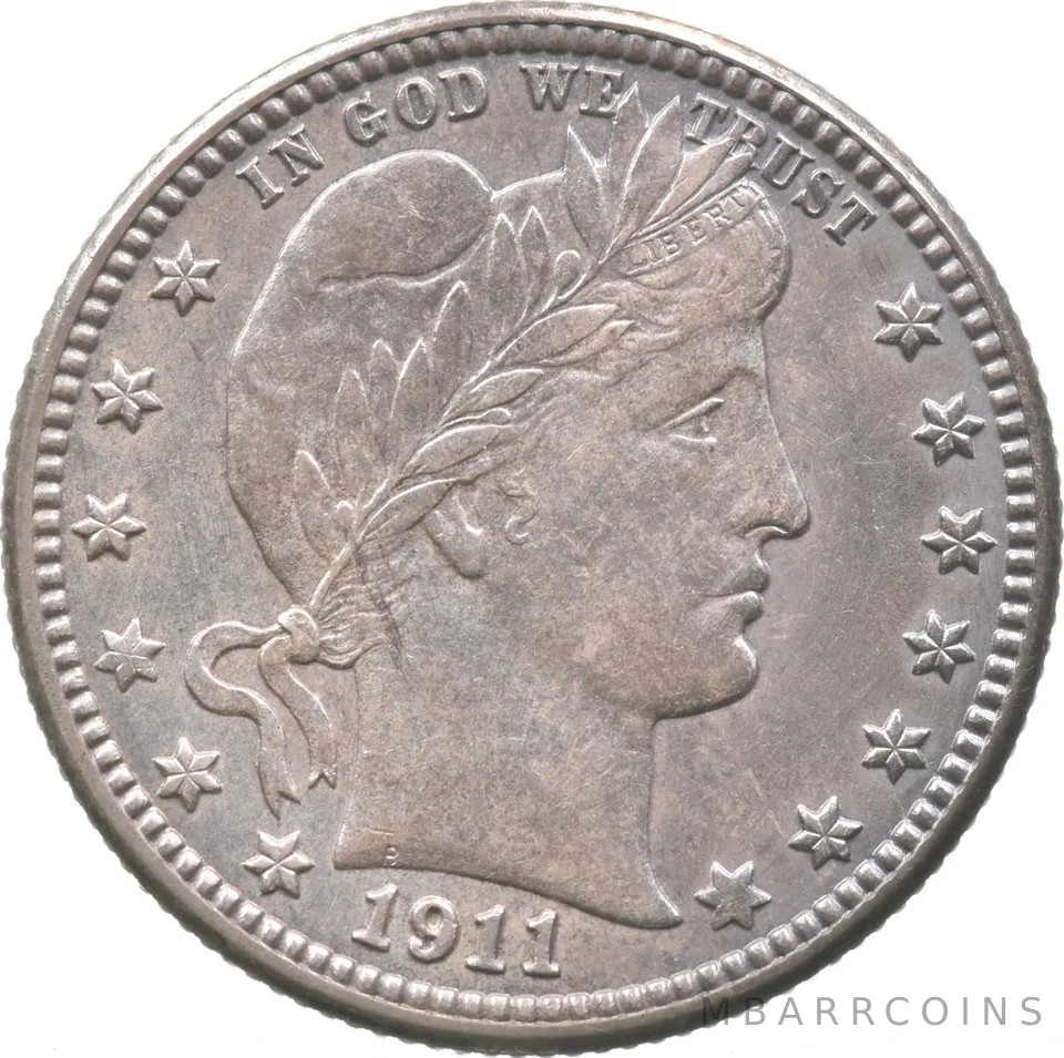 1911-S Barber Quarter *4765