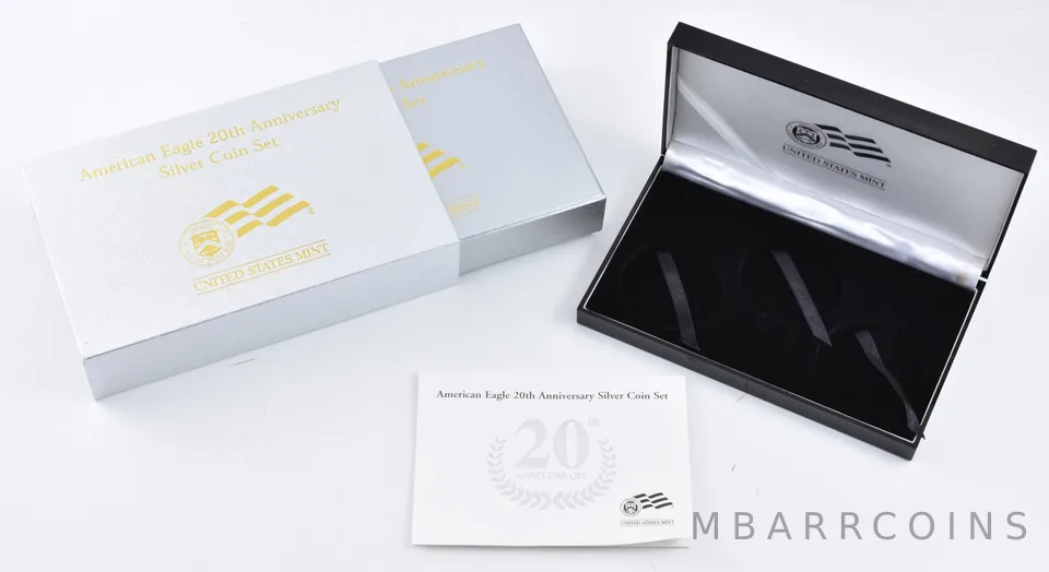OGP 2006 20th ANNIVERSARY SILVER COIN SET Eagle BOX & COA - NO COINS