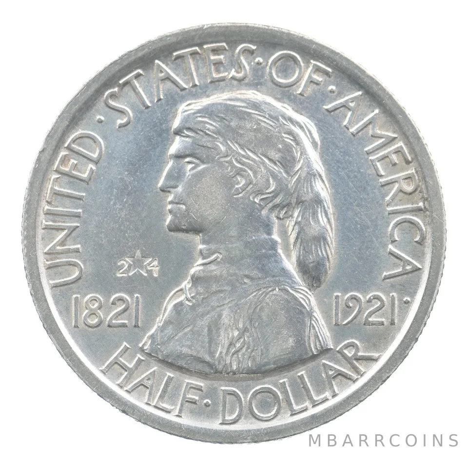 1921 Missouri Commemorative Half Dollar 2x4 *6357