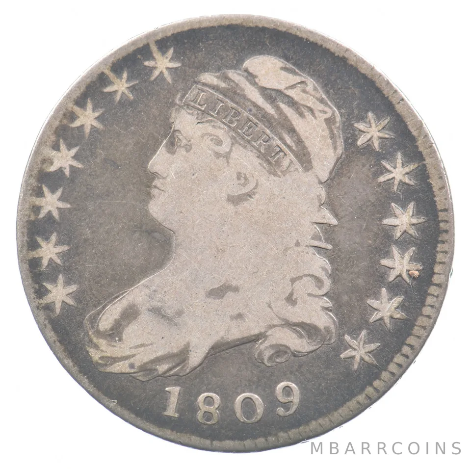 1809 Capped Bust Half Dollar a2388